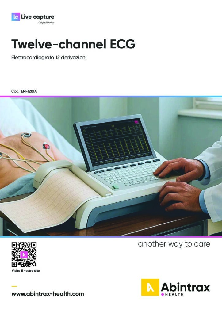 Elettrocardiografo 12 derivazioni Twelve channel