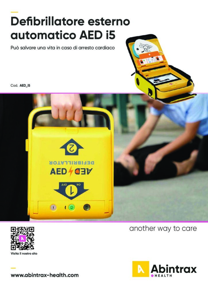 Defibrillatore esterno automatico portatile AED i5 AED i5