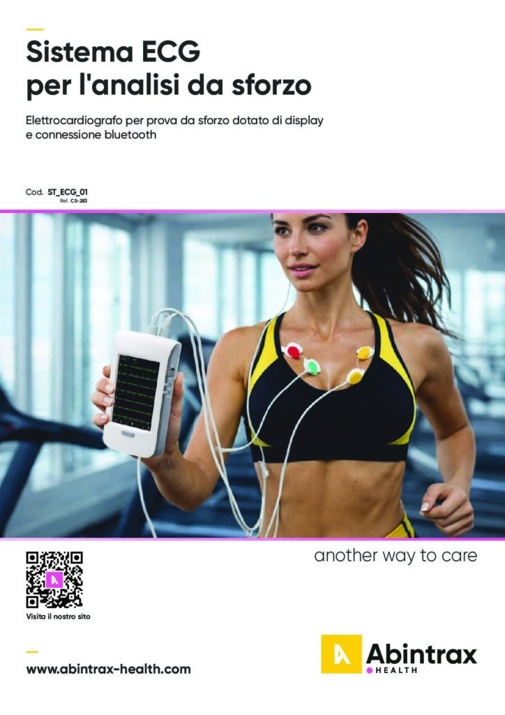 Elettrocardiografo prova sforzo display connessione bluetooth ST