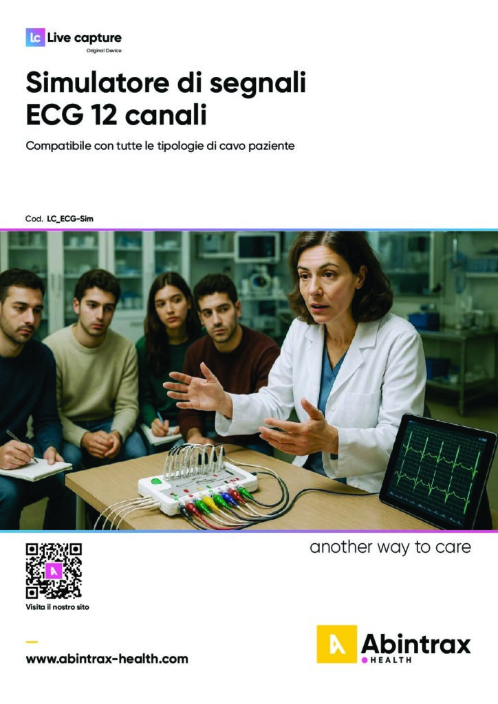simulatore segnali ecg 12 canali lc ecg sim