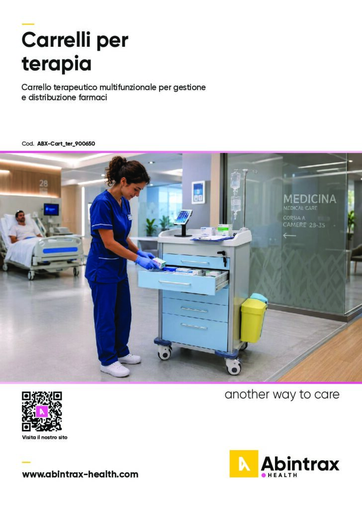 Carrello terapeutico multifunzionale gestione distribuzione farmaci